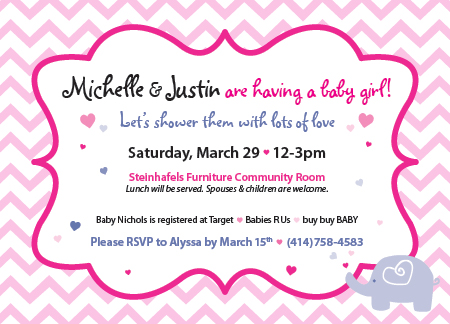 baby shower invitation