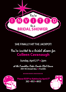 bridal shower invitation