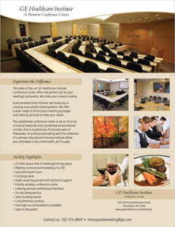 inside of GE brochure